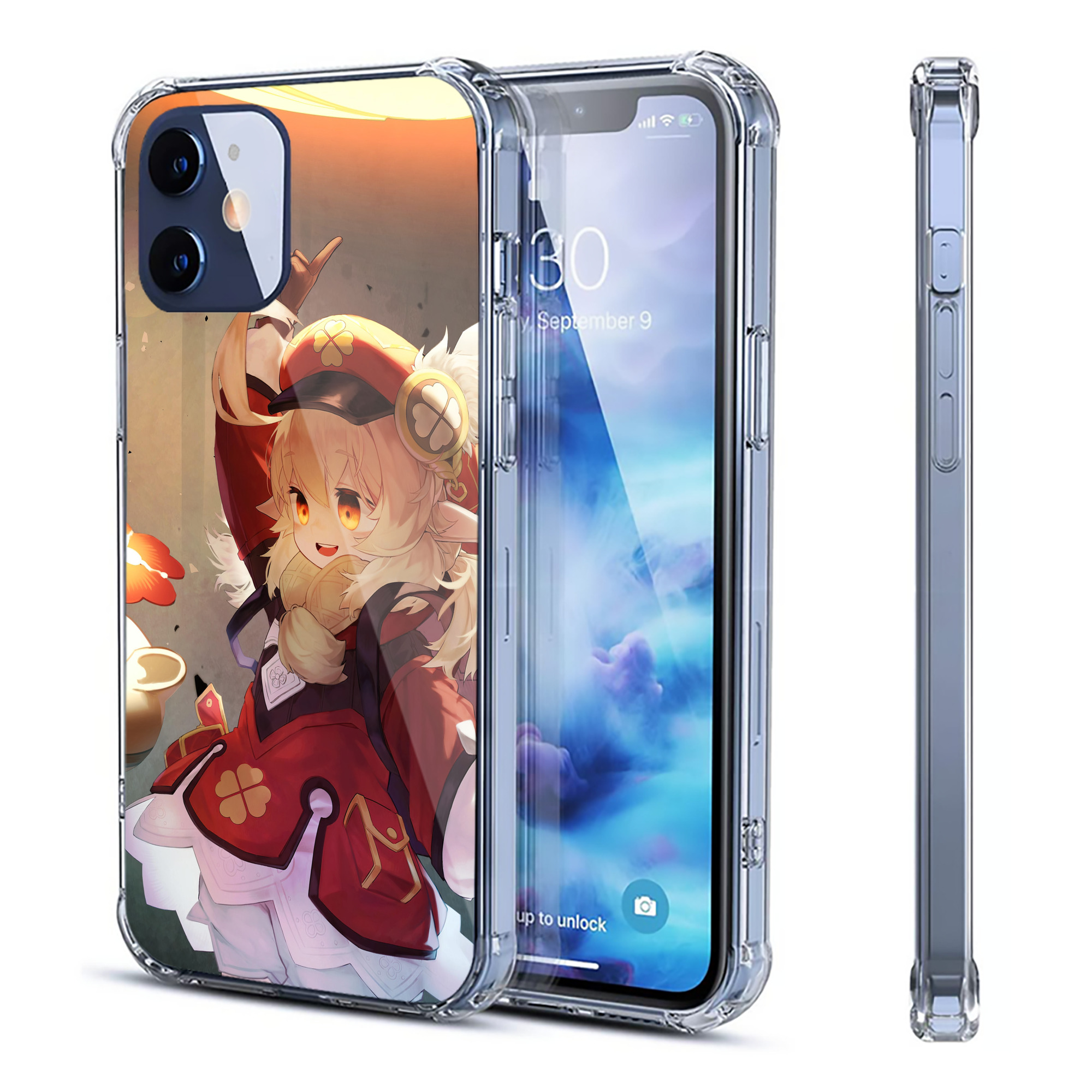 げんし神 genshin 【iPhone 12シリーズ対応】透明スマホケース（クリアソフトケース）